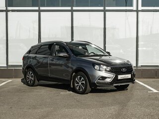 2018 Lada (ВАЗ) Vesta SW Cross I, серый, 900000 рублей, вид 5