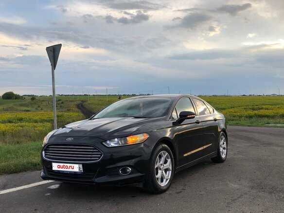 2013 Ford Fusion (North America) II, чёрный - вид 1