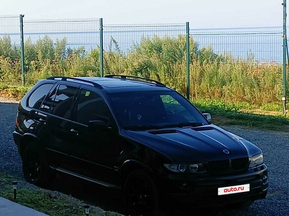 2004 BMW X5 3.0i I (E53) Рестайлинг, чёрный, 1500000 рублей