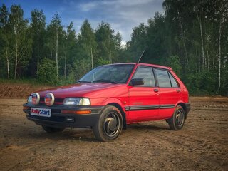 1989 Subaru Justy I, красный, 500000 рублей, вид 3