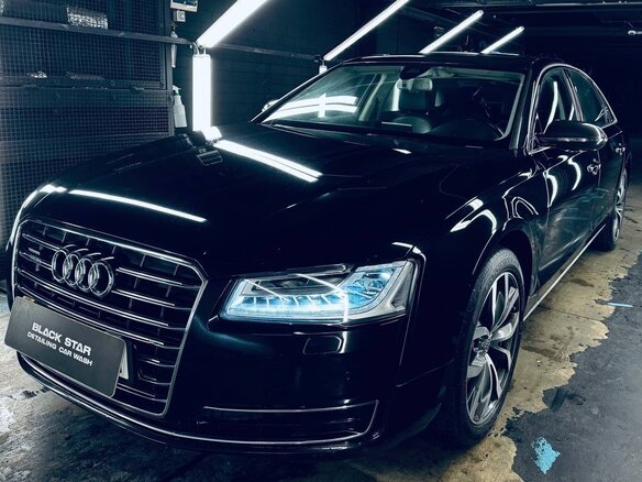 2014 Audi A8 Long III (D4) Рестайлинг, чёрный, 2562434 рублей - вид 33