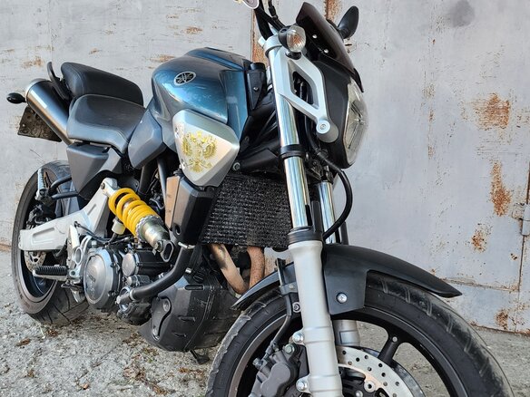 2008 Yamaha MT-03, голубой, 390000 рублей - вид 8