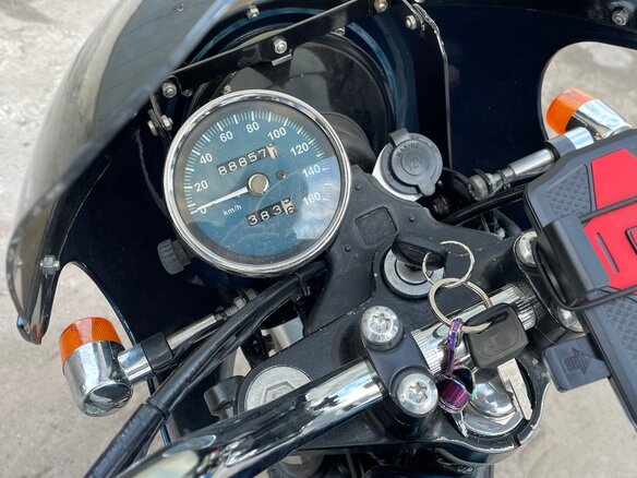 2001 Honda CB 400SS, синий - вид 7