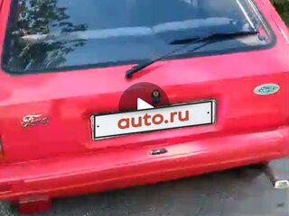 1988 Ford Fiesta Mk2, красный, 180000 рублей, вид 4