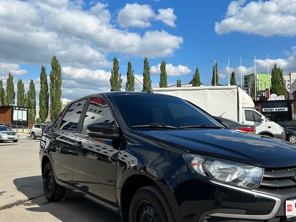 2023 Lada (ВАЗ) Granta I Рестайлинг, чёрный, 777000 рублей - вид 1