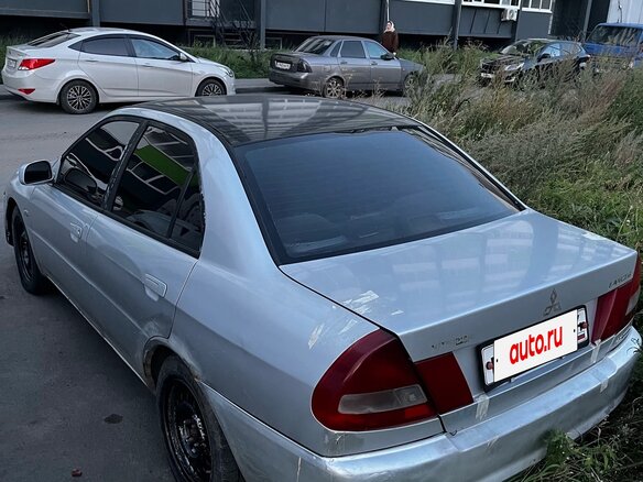 1996 Mitsubishi Lancer VII, серый, 140000 рублей - вид 3