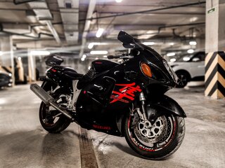 2002 Suzuki GSX 1300 R Hayabusa, чёрный, 420000 рублей, вид 1