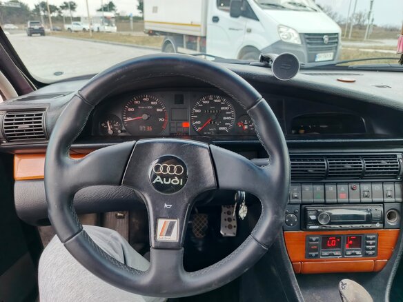1992 Audi 100 IV (C4), красный, 550000 рублей - вид 9