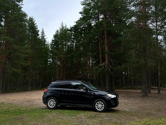2012 Mitsubishi ASX I, чёрный, 1350000 рублей - вид 5