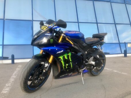 2007 Yamaha YZF-R6, синий, 620000 рублей, вид 2