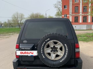 1997 Toyota Land Cruiser Prado 90 Series, чёрный, 950000 рублей, вид 4