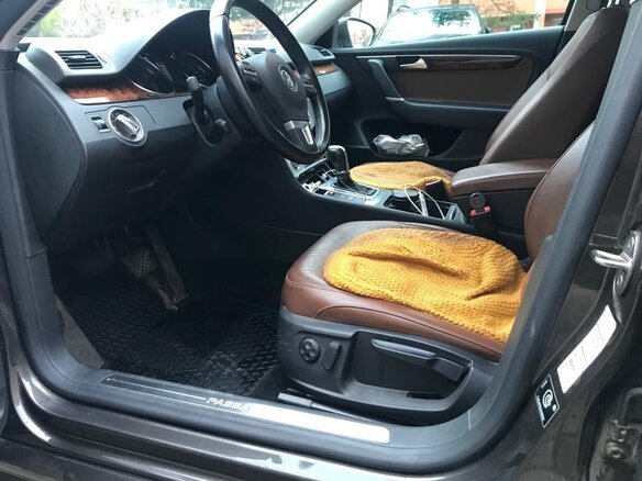 2012 Volkswagen Passat B7, коричневый, 1350000 рублей - вид 5