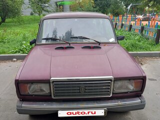 2001 Lada (ВАЗ) 2107, пурпурный, 230000 рублей, вид 1
