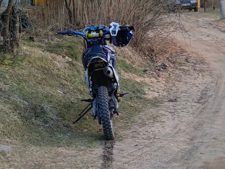 2017 Racer Enduro, синий, 85000 рублей, вид 5