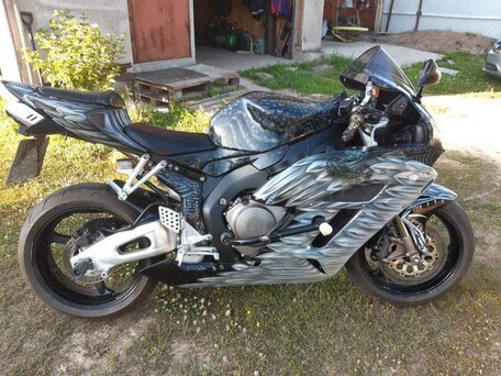 2004 Honda CBR 1000 RR/RA Fireblade, серый, 510000 рублей, вид 4