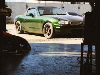 2000 Mazda MX-5 II (NB), зелёный, 1900000 рублей, вид 3