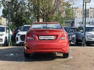 2012 Hyundai Solaris I, красный, 429000 рублей, вид 5