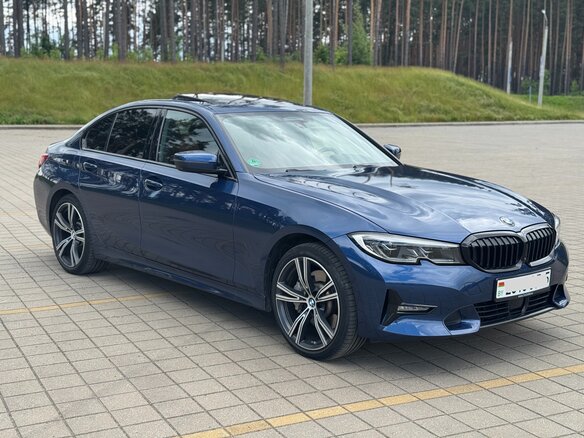 2020 BMW 3 серии 330e VII (G2x), голубой, 3503582 рублей - вид 11