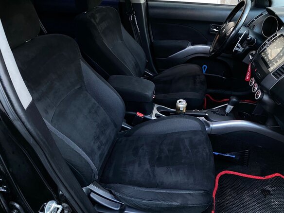 2007 Mitsubishi Outlander II, чёрный, 750000 рублей - вид 6