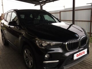 2019 BMW X1 16d sDrive II (F48), чёрный, 2350000 рублей, вид 2
