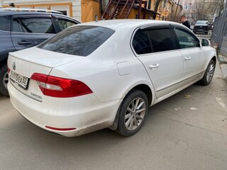 2013 Skoda Superb DSG II Рестайлинг, белый, 899000 рублей, вид 3