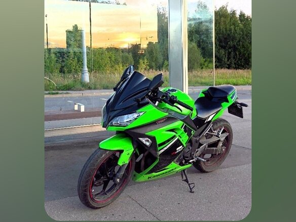 2014 Kawasaki Ninja 250R, зелёный, 395000 рублей - вид 7