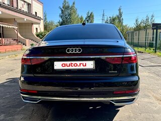 2018 Audi A8 Long 60 TFSI IV (D5), чёрный, 4800000 рублей, вид 4