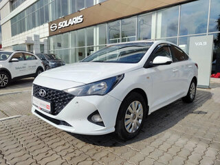 2020 Hyundai Solaris II Рестайлинг, белый, 1053500 рублей, вид 3