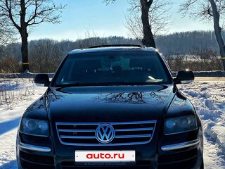 2005 Volkswagen Touareg I, чёрный, 1070000 рублей, вид 1
