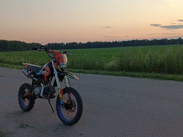 2021 Kayo Evolution YX125EM, чёрный, 74000 рублей