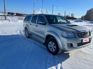2013 Toyota Hilux VII Рестайлинг, серебристый, 1700000 рублей, вид 5