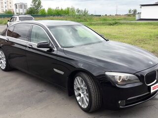 2009 BMW 7 серии Long 730Ld V (F01/F02/F04), чёрный, 1700000 рублей, вид 1