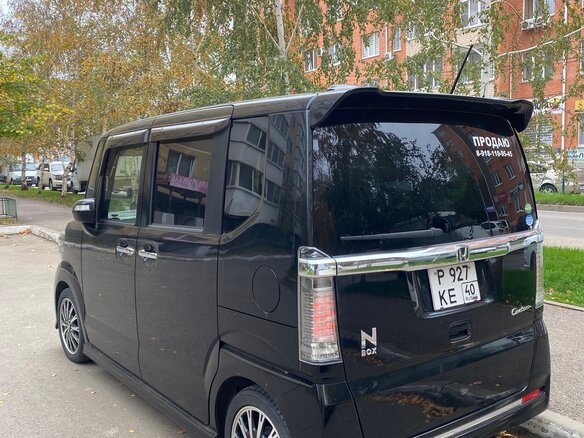 2015 Honda N-BOX I Рестайлинг, чёрный, 900000 рублей - вид 4