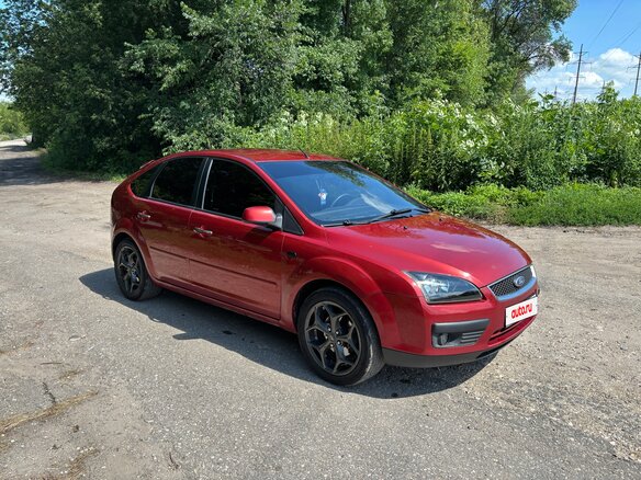 2007 Ford Focus II, красный, 475000 рублей