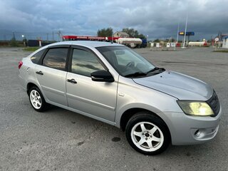 2014 Lada (ВАЗ) Granta I, серебристый, 480000 рублей, вид 4