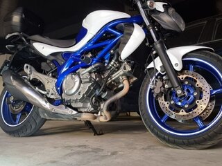 2012 Suzuki SFV 650 Gladius, синий, 460000 рублей, вид 3