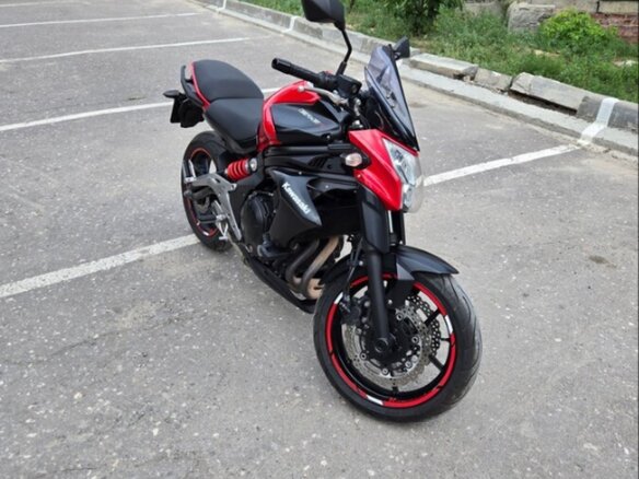 2013 Kawasaki ER-6N, красный, 510000 рублей - вид 11