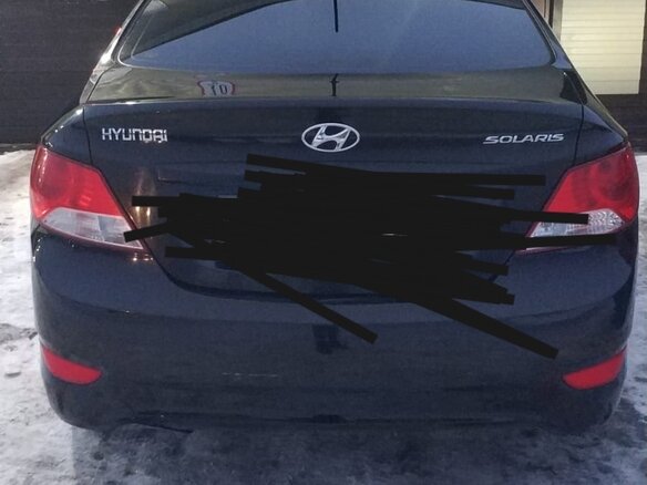 2013 Hyundai Solaris I, чёрный, 790000 рублей - вид 7
