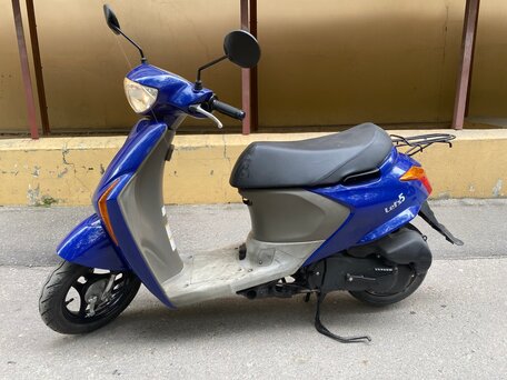 2017 Suzuki Lets 5, синий, 89000 рублей, вид 1