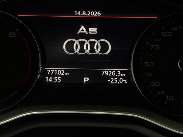2019 Audi A5 Sportback 40 TFSI II (F5) Рестайлинг, чёрный, 3300000 рублей - вид 2