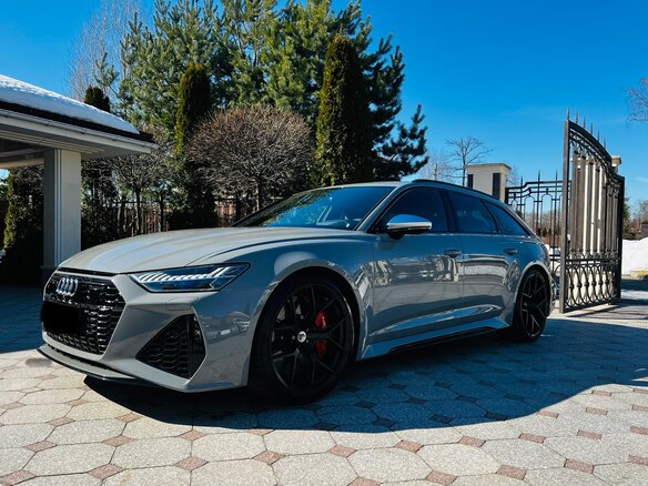 2021 Audi RS 6 IV (C8), серый - вид 4