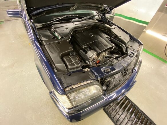 1998 Mercedes-Benz S-Класс 500 Long III (W140) Рестайлинг, синий - вид 2