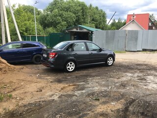 2019 Lada (ВАЗ) Granta Drive Active I Рестайлинг, серый, 900000 рублей, вид 3