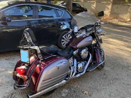 2001 Kawasaki VN1500 Vulcan, пурпурный, 435000 рублей, вид 3