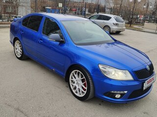 2011 Skoda Octavia RS II Рестайлинг, синий, 1250000 рублей, вид 3