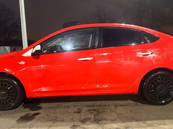 2018 Hyundai Solaris II, красный - вид 3