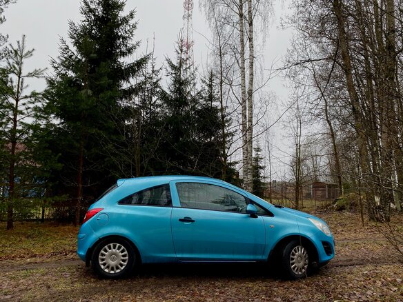 2011 Opel Corsa D Рестайлинг II, голубой, 420000 рублей - вид 4