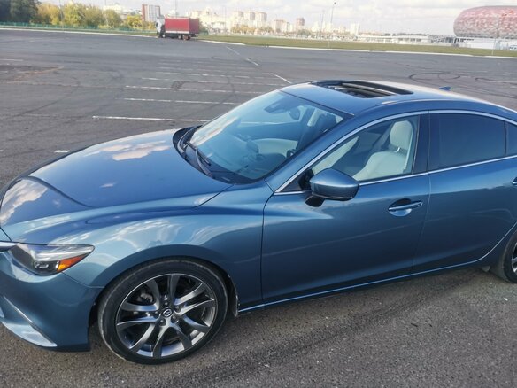 2017 Mazda 6 III (GJ) Рестайлинг, белый, 2080000 рублей - вид 10