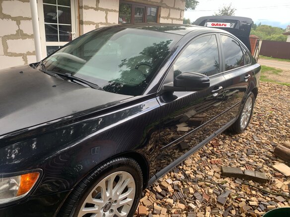 2008 Volvo S40 II Рестайлинг, чёрный, 850000 рублей - вид 2