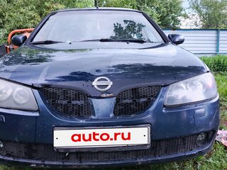 2005 Nissan Almera II (N16) Рестайлинг, синий, 200000 рублей, вид 4